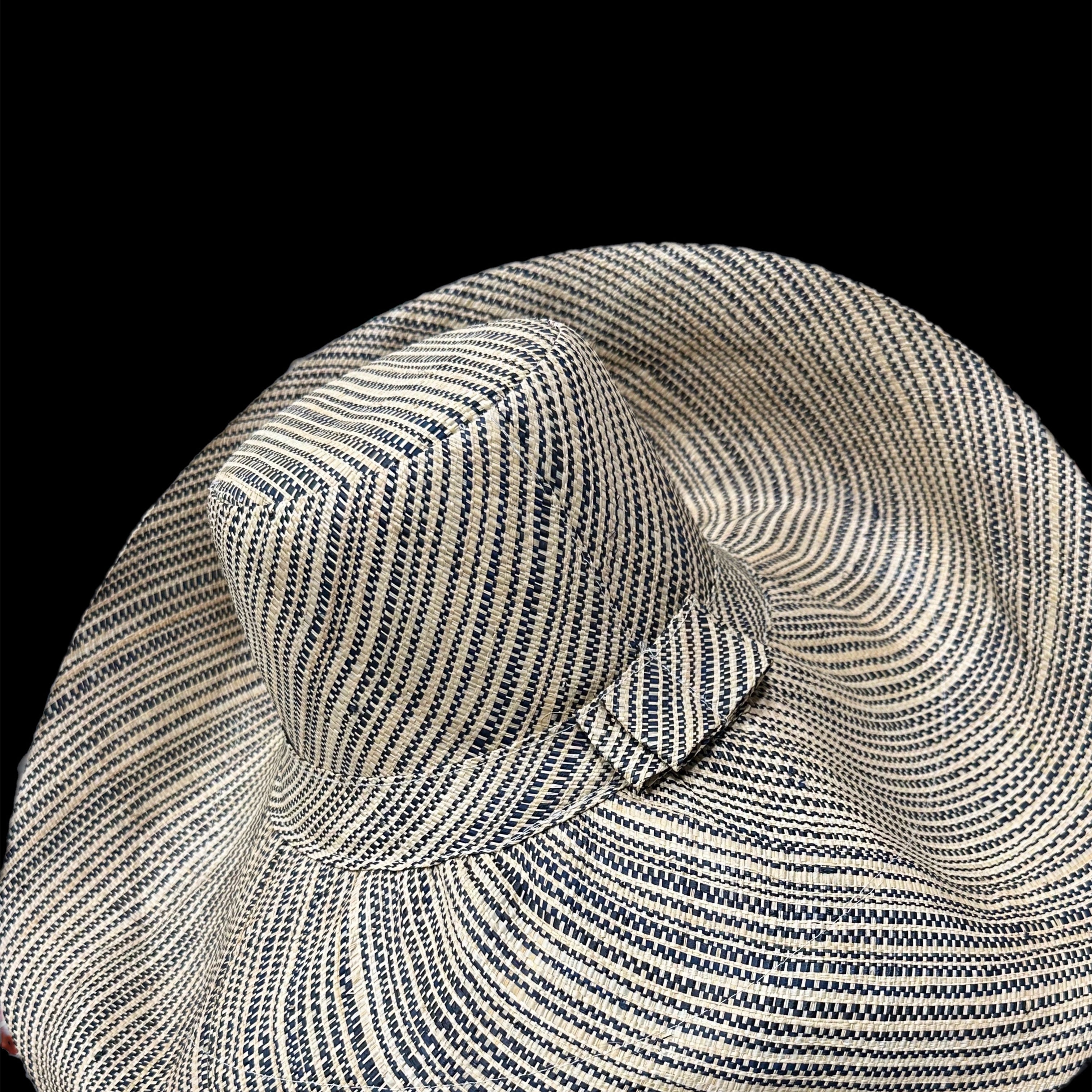 Meena design/Stripes Beach Hat - Trufacebygrace