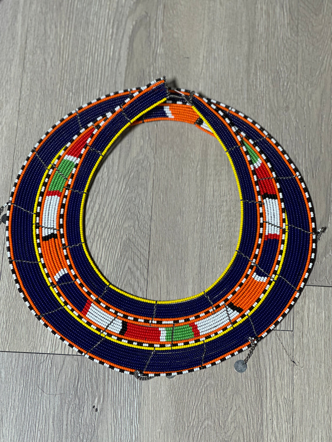 Kenyan Maasai triple bound necklace / neckpiece