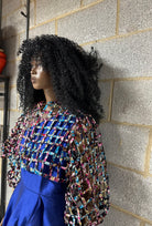 Ankara laced / Net short top/Coverup - trufacebygrace