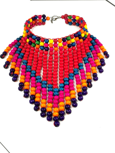 Akuma colorful beaded Necklace