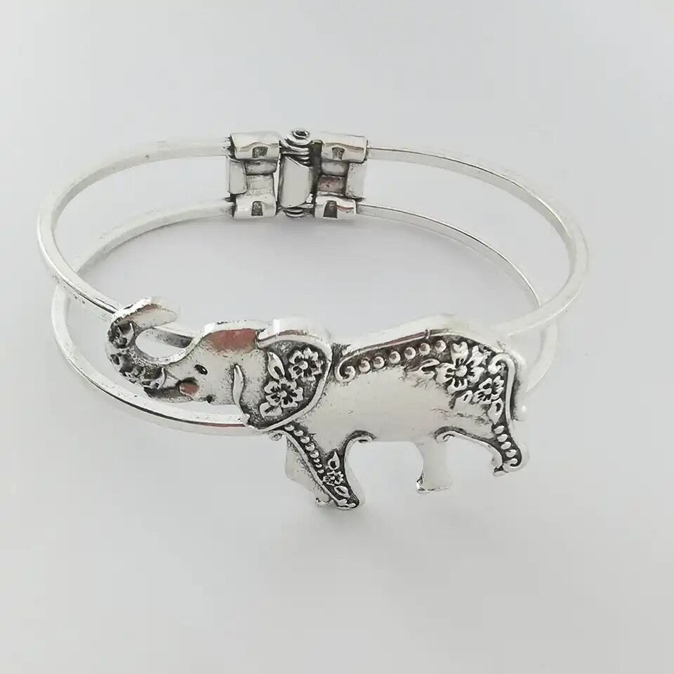 Elephant cuff bracelet/bangle