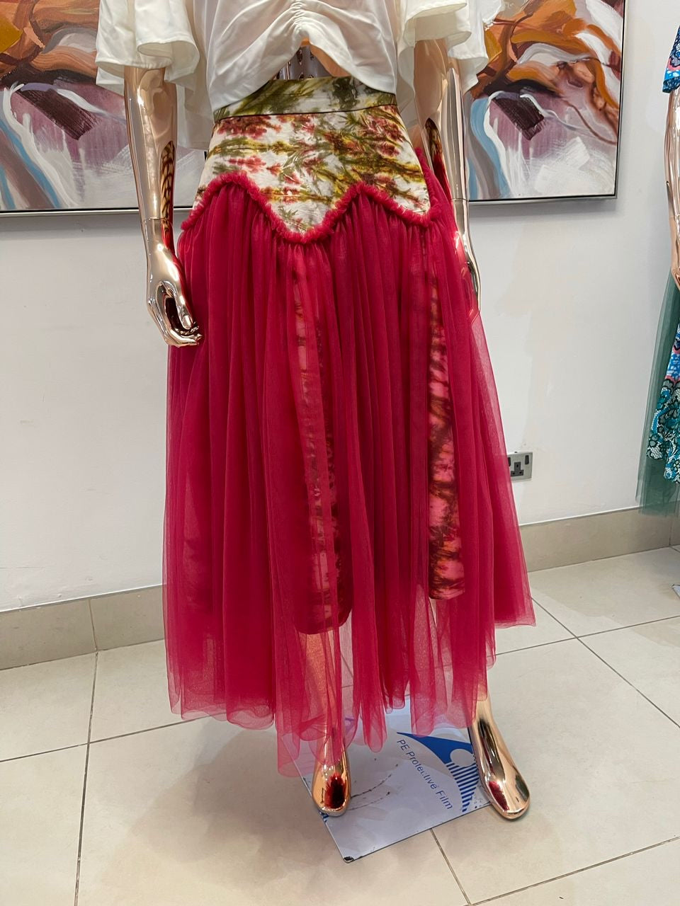 Sheila Bonsu Atelier: Exquisite Ghanaian Batik and Tulle Skirts and Sets