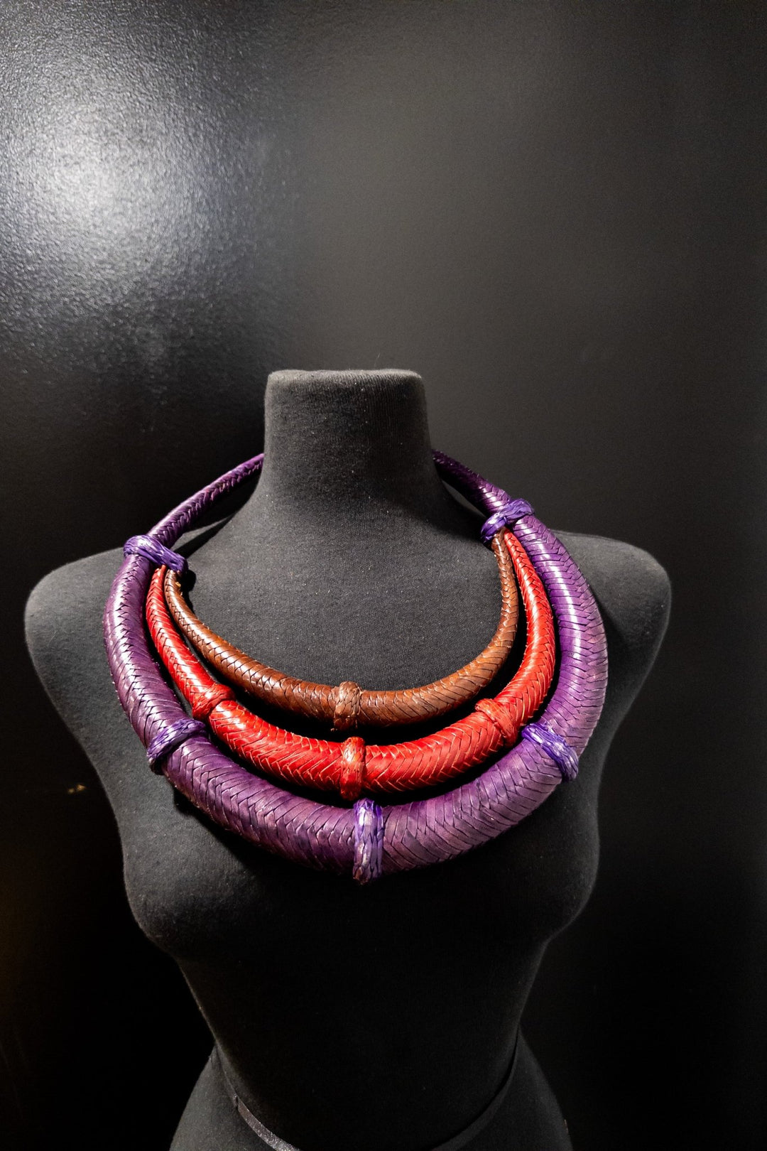 3 tier Bankula chunky Necklace - Trufacebygrace