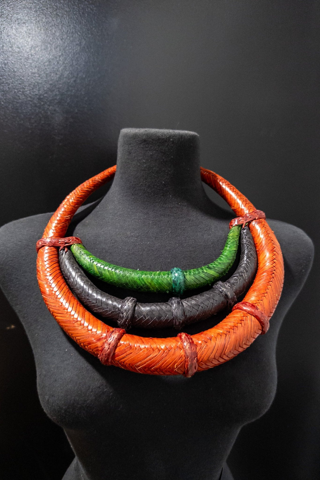 3 tier Bankula chunky Necklace - Trufacebygrace