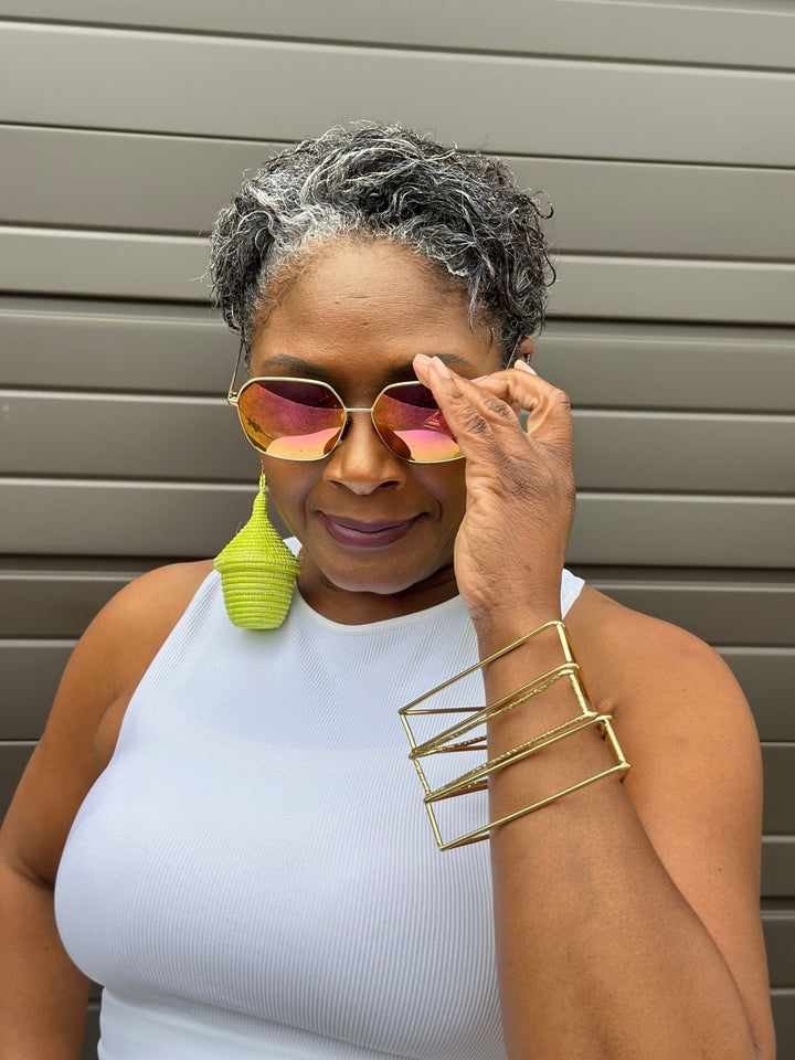 3D Geometric Statement bracelet/ bangle - Trufacebygrace