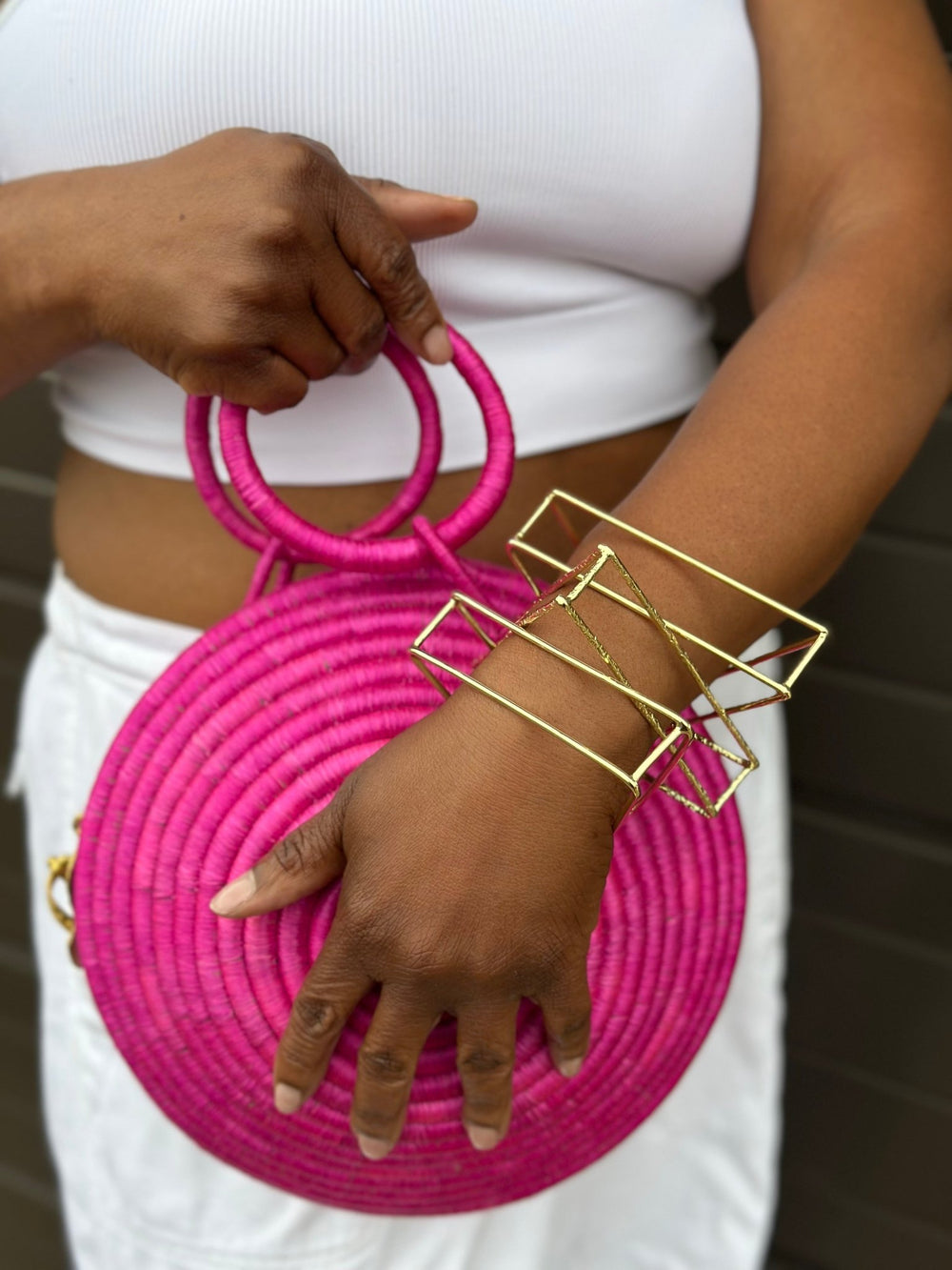 3D Geometric Statement bracelet/ bangle - Trufacebygrace