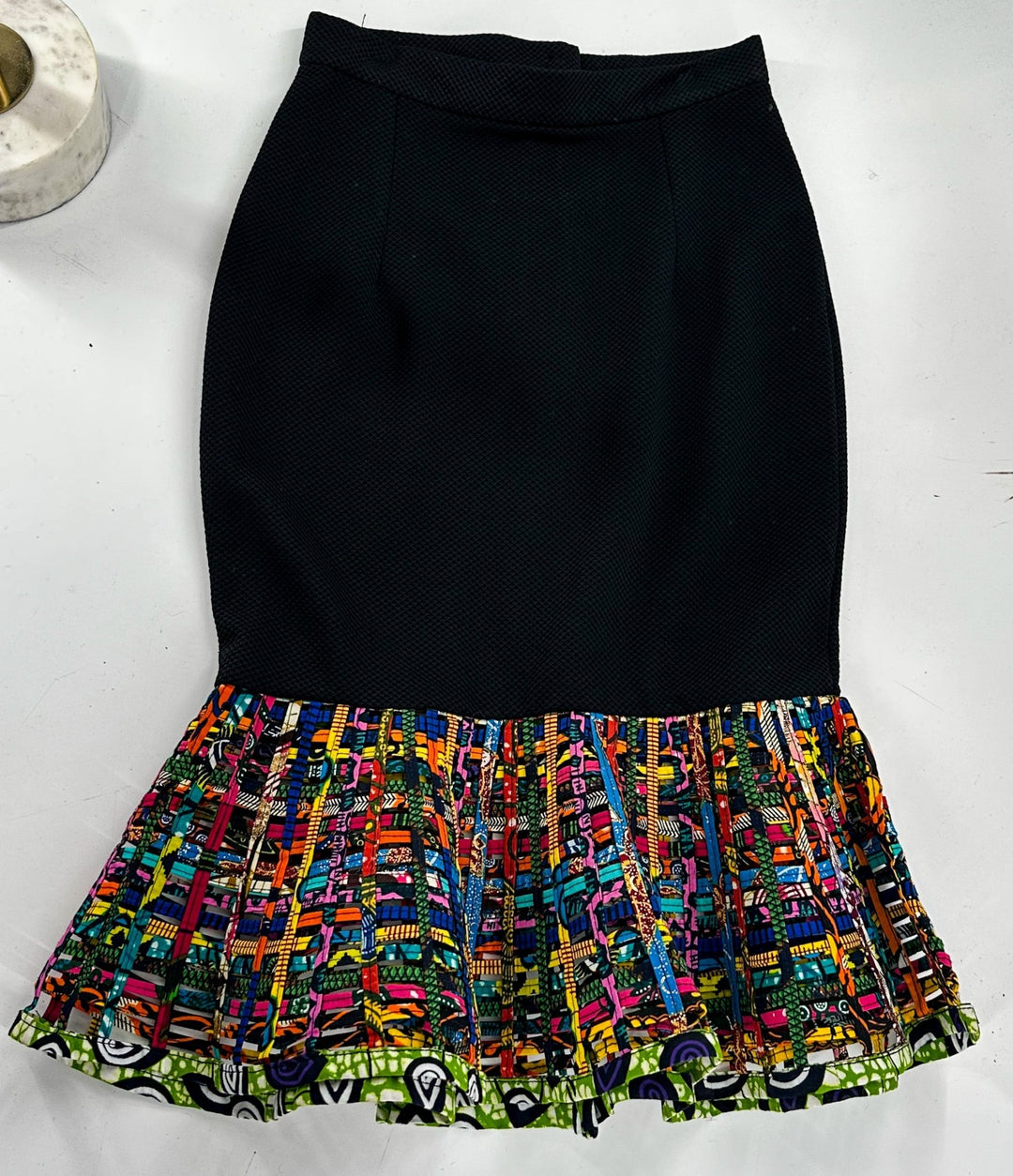 60% OFF Abena Chloe Stretch and Ankara Skirt - Trufacebygrace