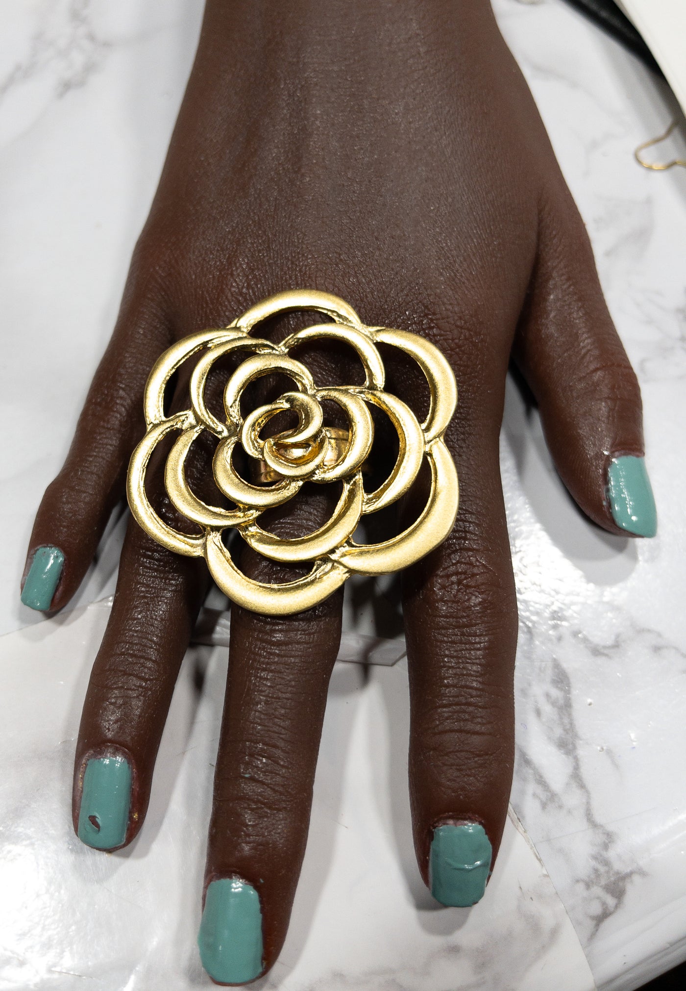 Flower Gold/ Silver Plated Ring