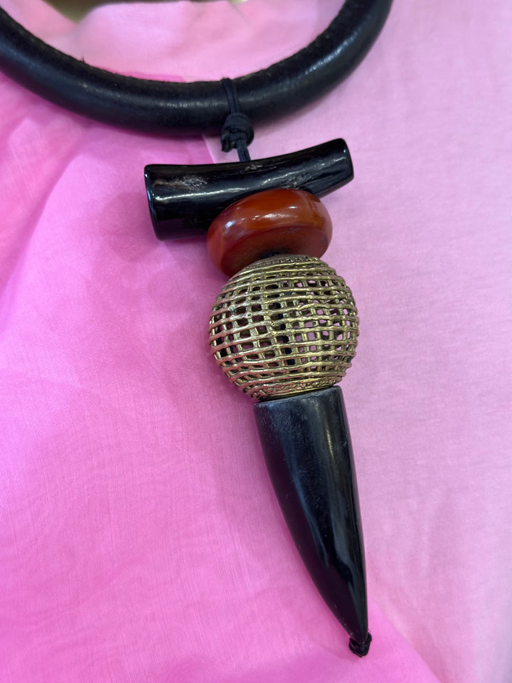 Sample: Nguvu Tribal Pendant Necklace
