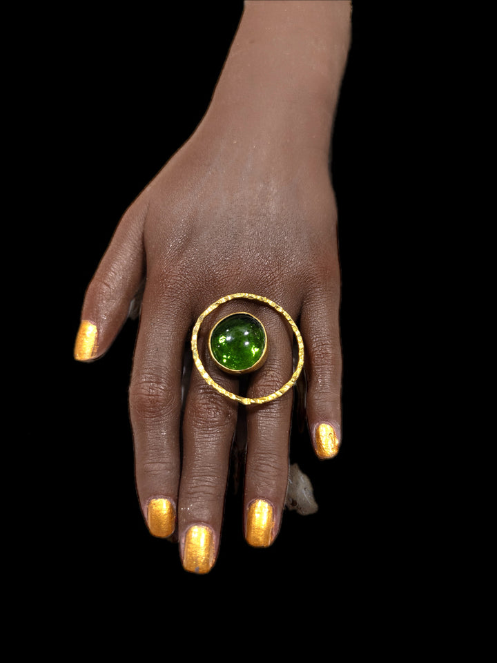 Kenyan Mosaic Brass Ring