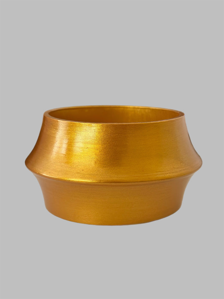 Ayie Wura Honey Gold Chunky Wood Bangle