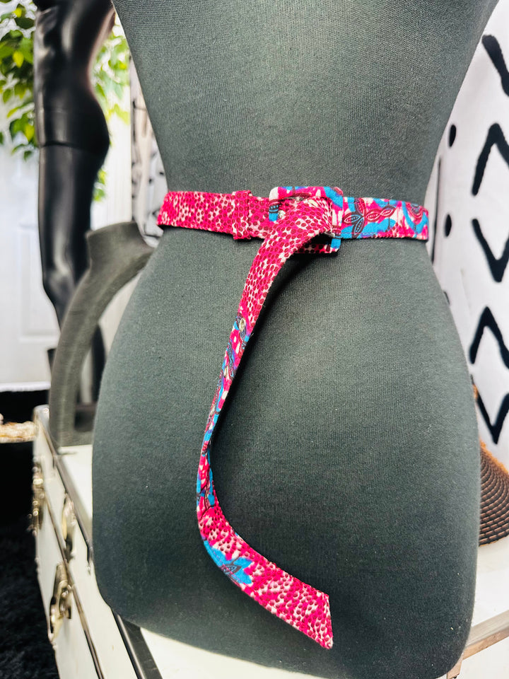 Ankara Print Belts - Trufacebygrace