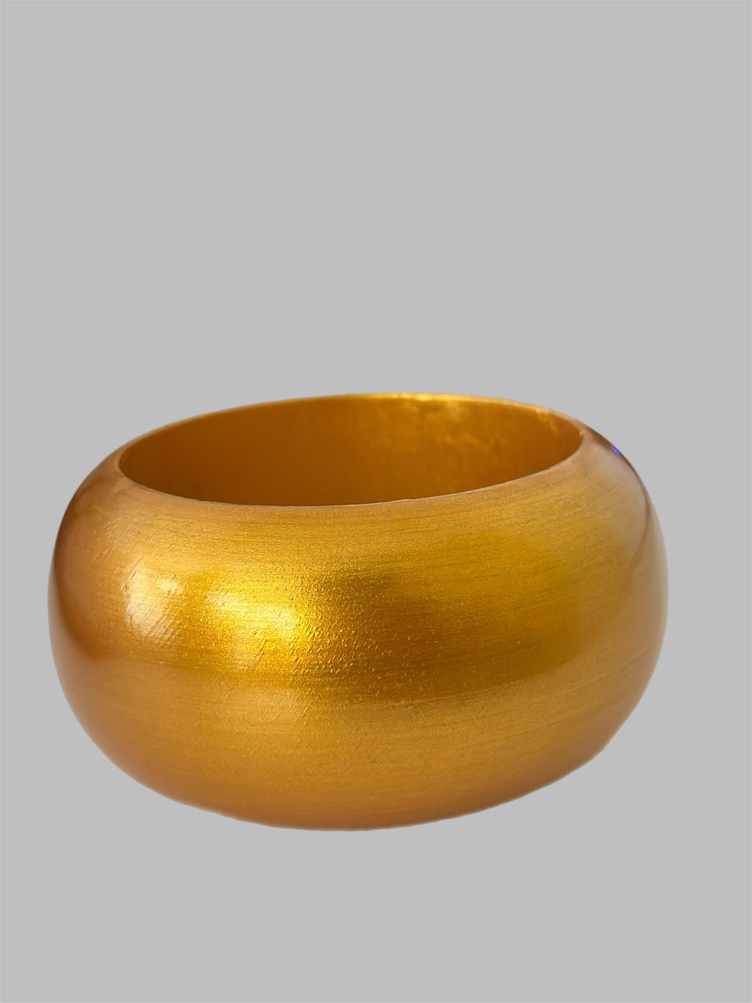 Ayie Wura Honey Gold Chunky Wood Bangle