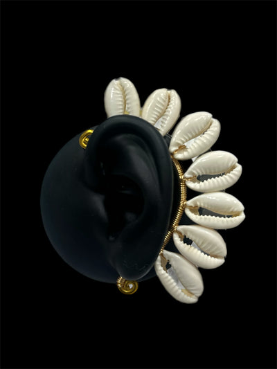 Cowry shell Ear Cuff - Trufacebygrace