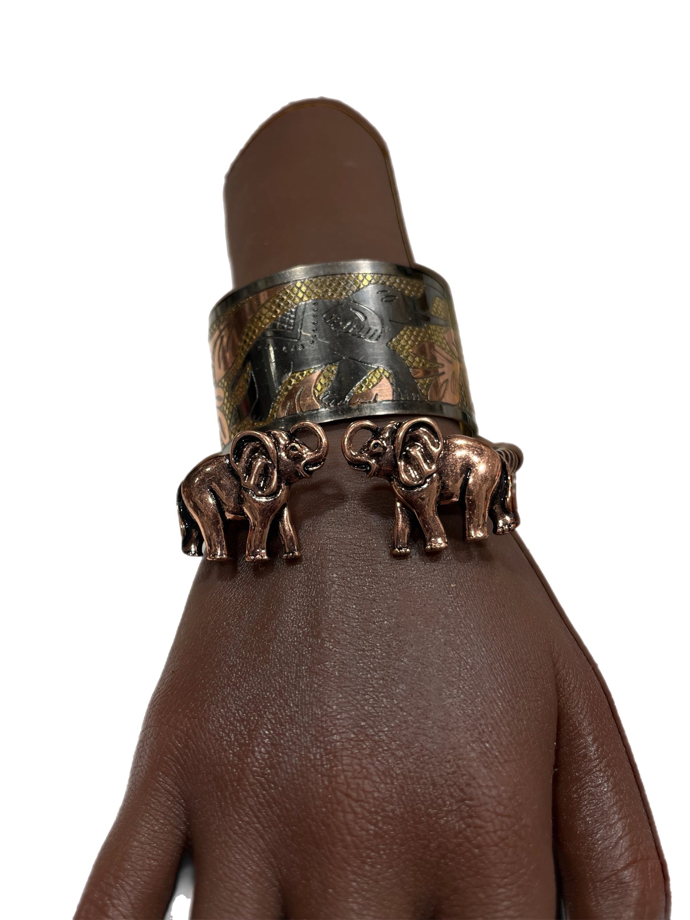 Edugye and Two Elephant bracelet set