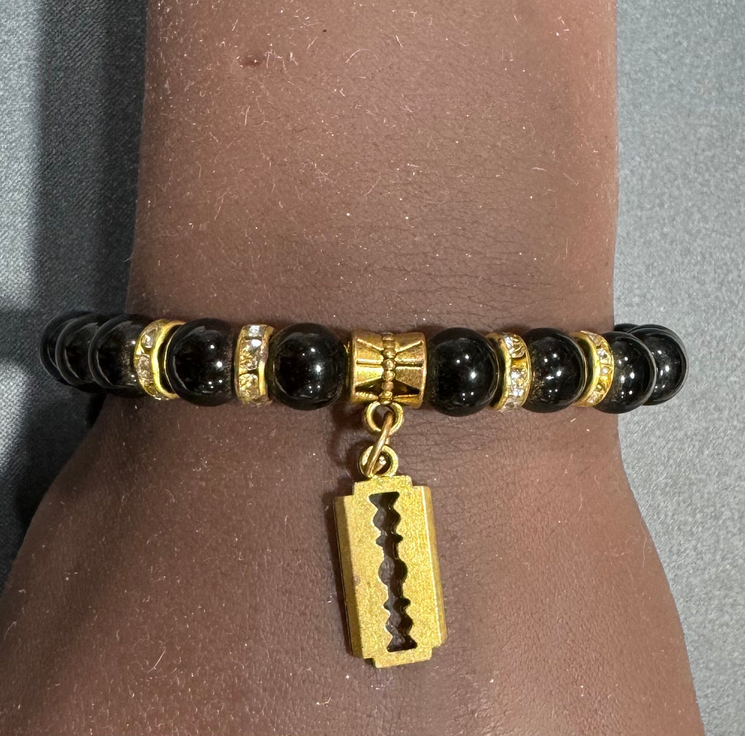 Regal Onyx Charm Bracelets