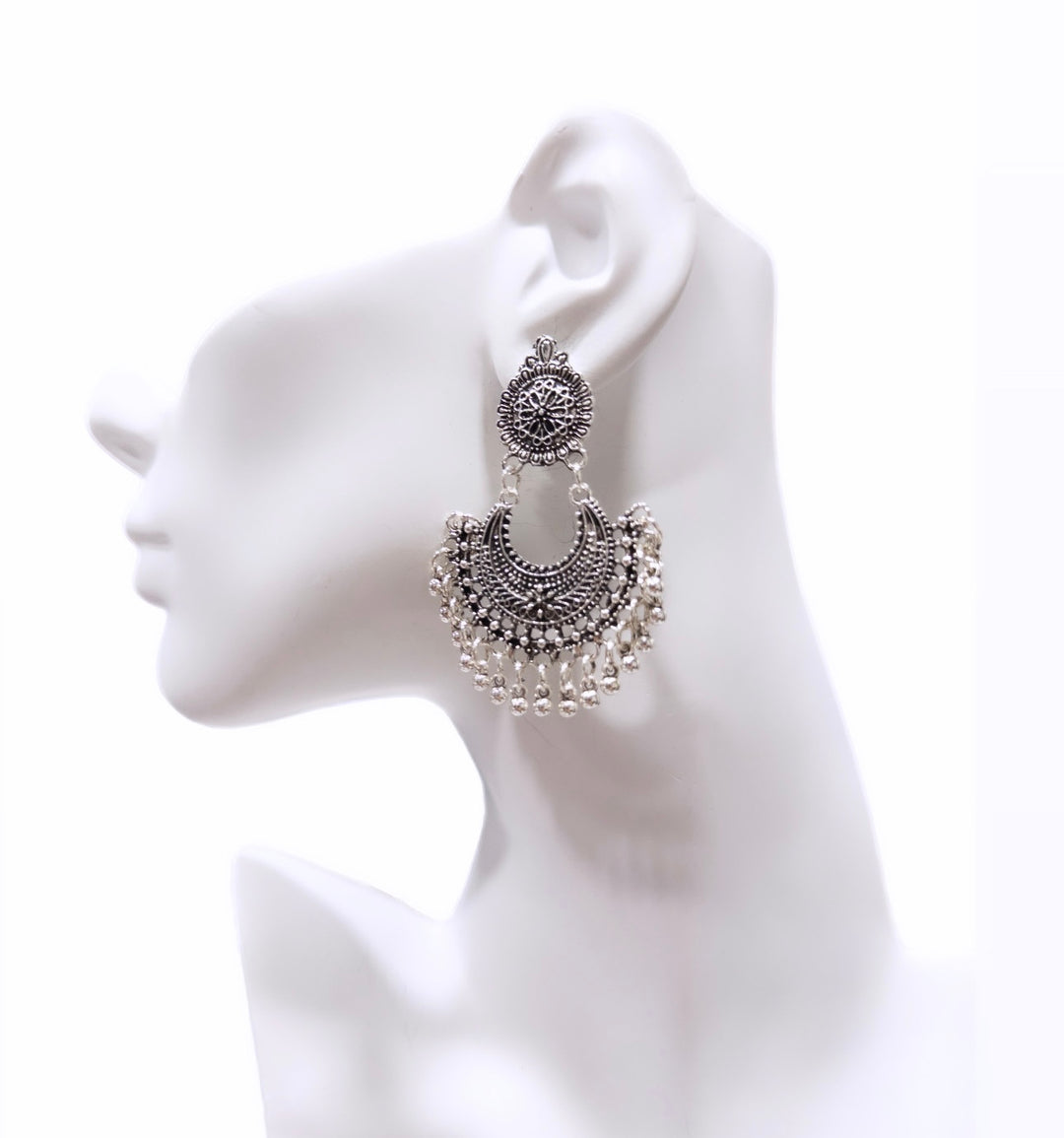 Sinking Moon Jhumka Earrings