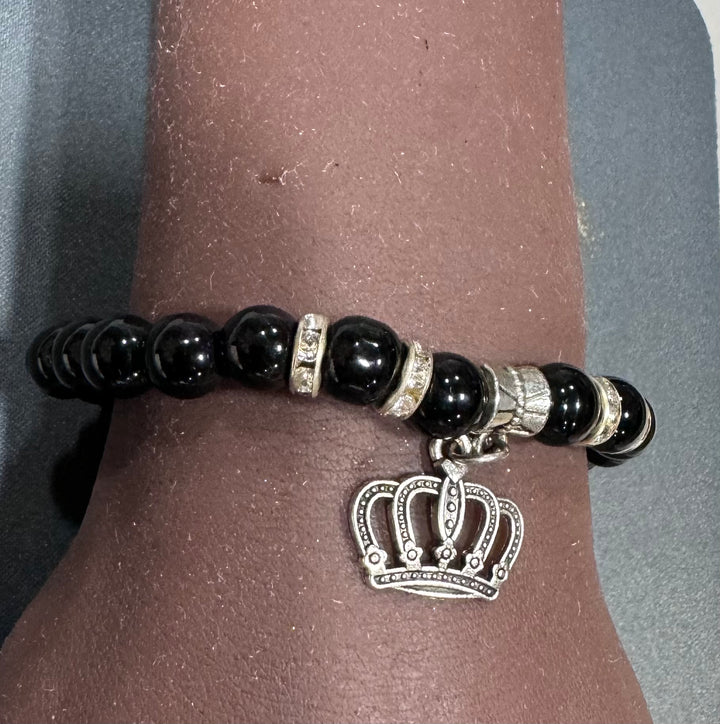 Regal Onyx Charm Bracelets