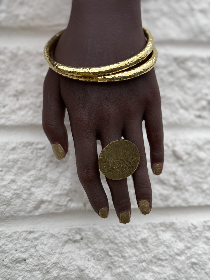 Geometric Brass Bracelet Collection