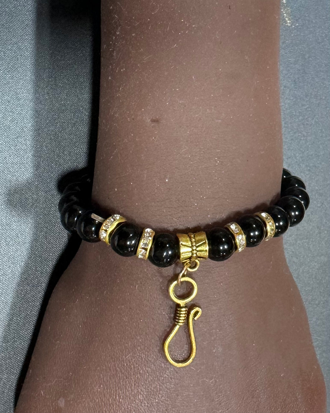 Regal Onyx Charm Bracelets