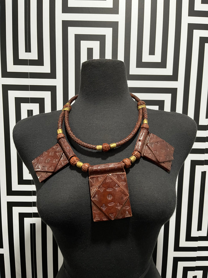 Barima leather Necklace