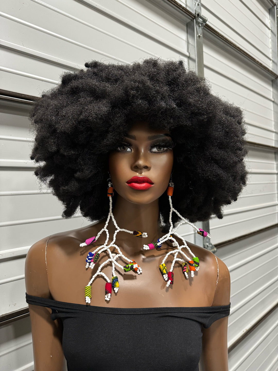 Afrique Elegance Beaded Branch Earrings