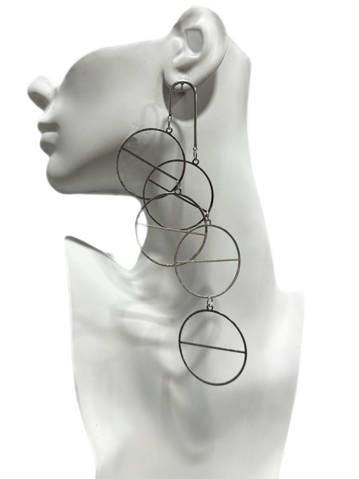 Endless Loop Dangling Earrings