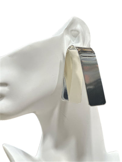 Modernist Chic Fold Earrings