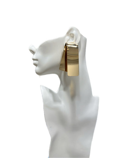 Modernist Chic Fold Earrings