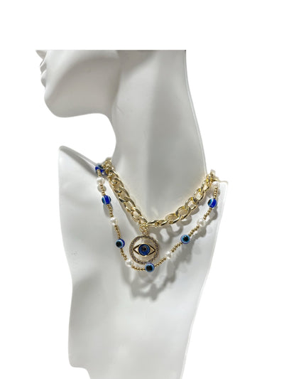 Pearl Gaze Necklace Set