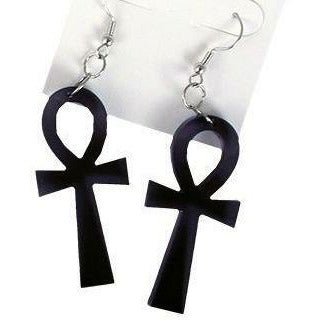 Acrylic Ankh Earrings - Trufacebygrace