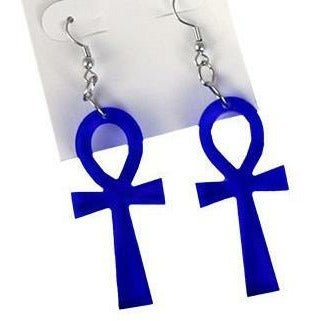 Acrylic Ankh Earrings - Trufacebygrace