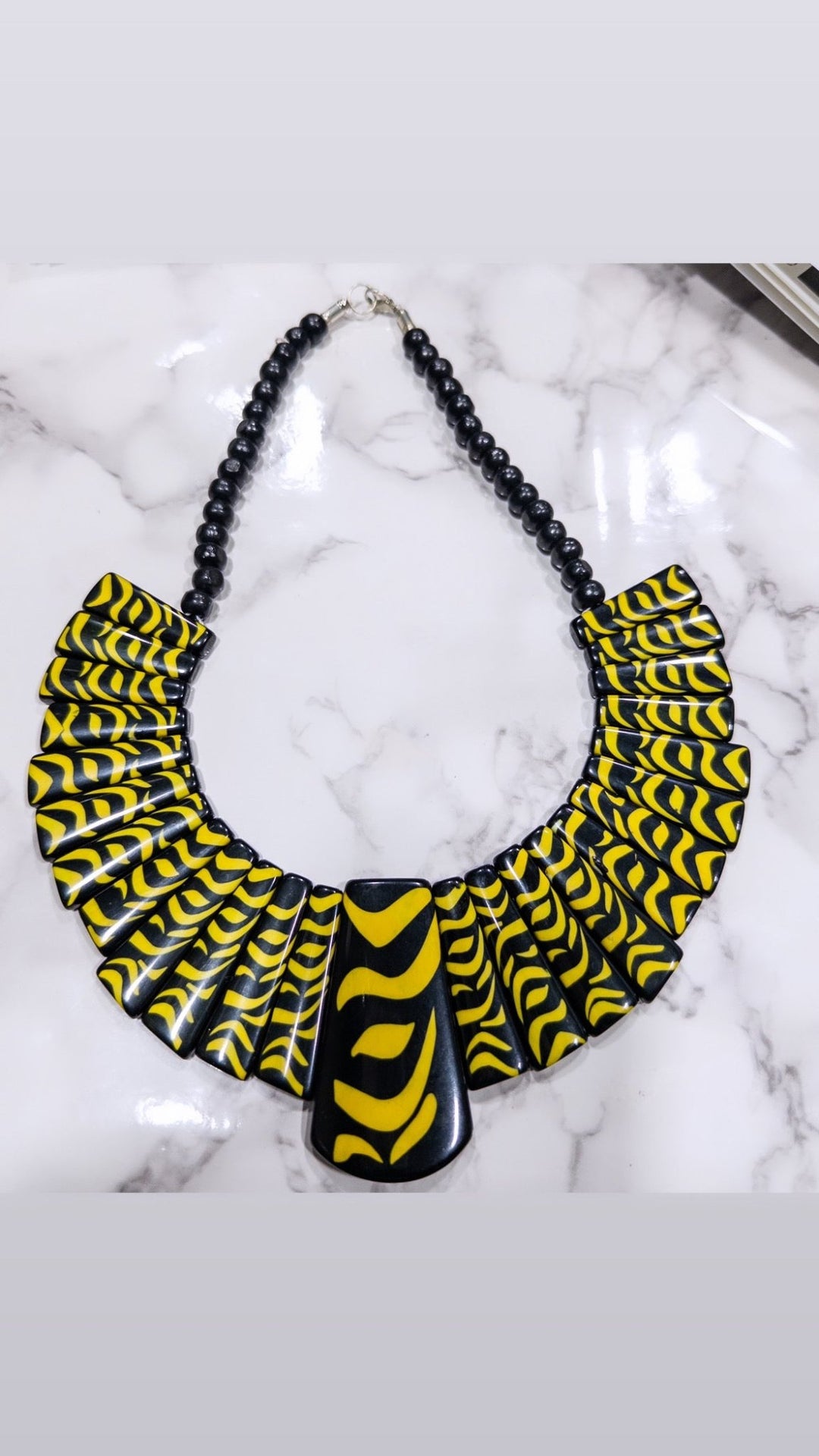 Acrylic statement Necklace - Trufacebygrace