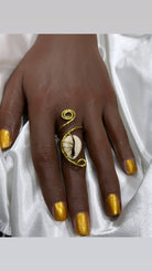 Adjustable Cowrie Shell Rings - Trufacebygrace
