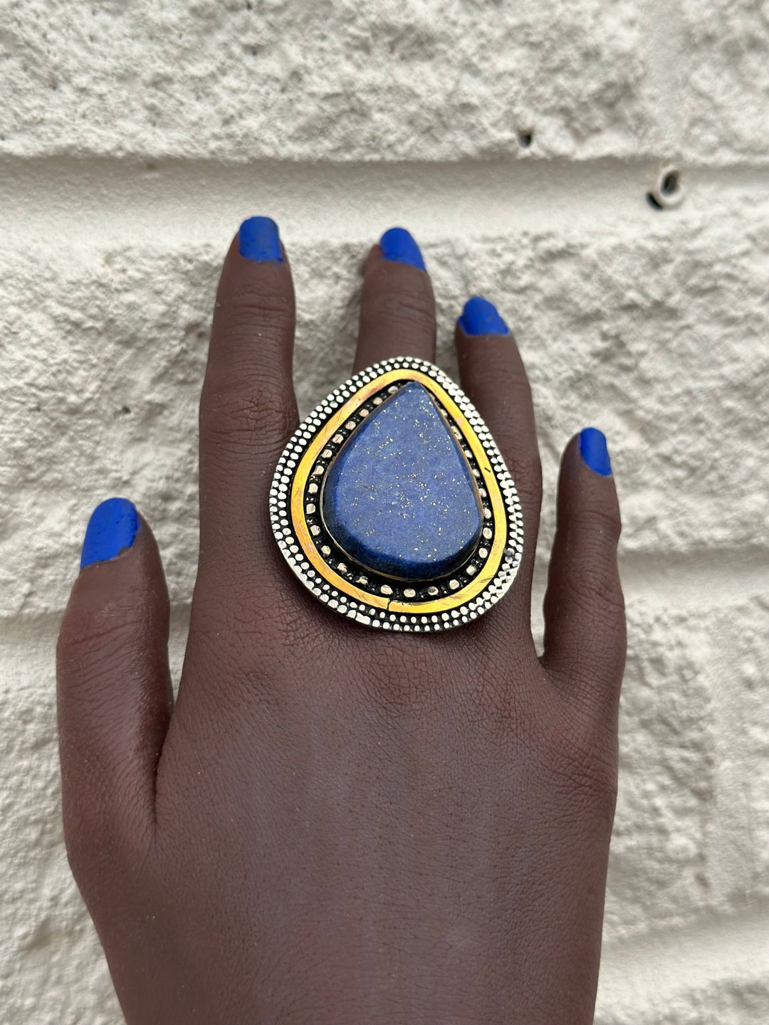 Aduta Vintage Pear - shaped Adjustable Rings - Trufacebygrace