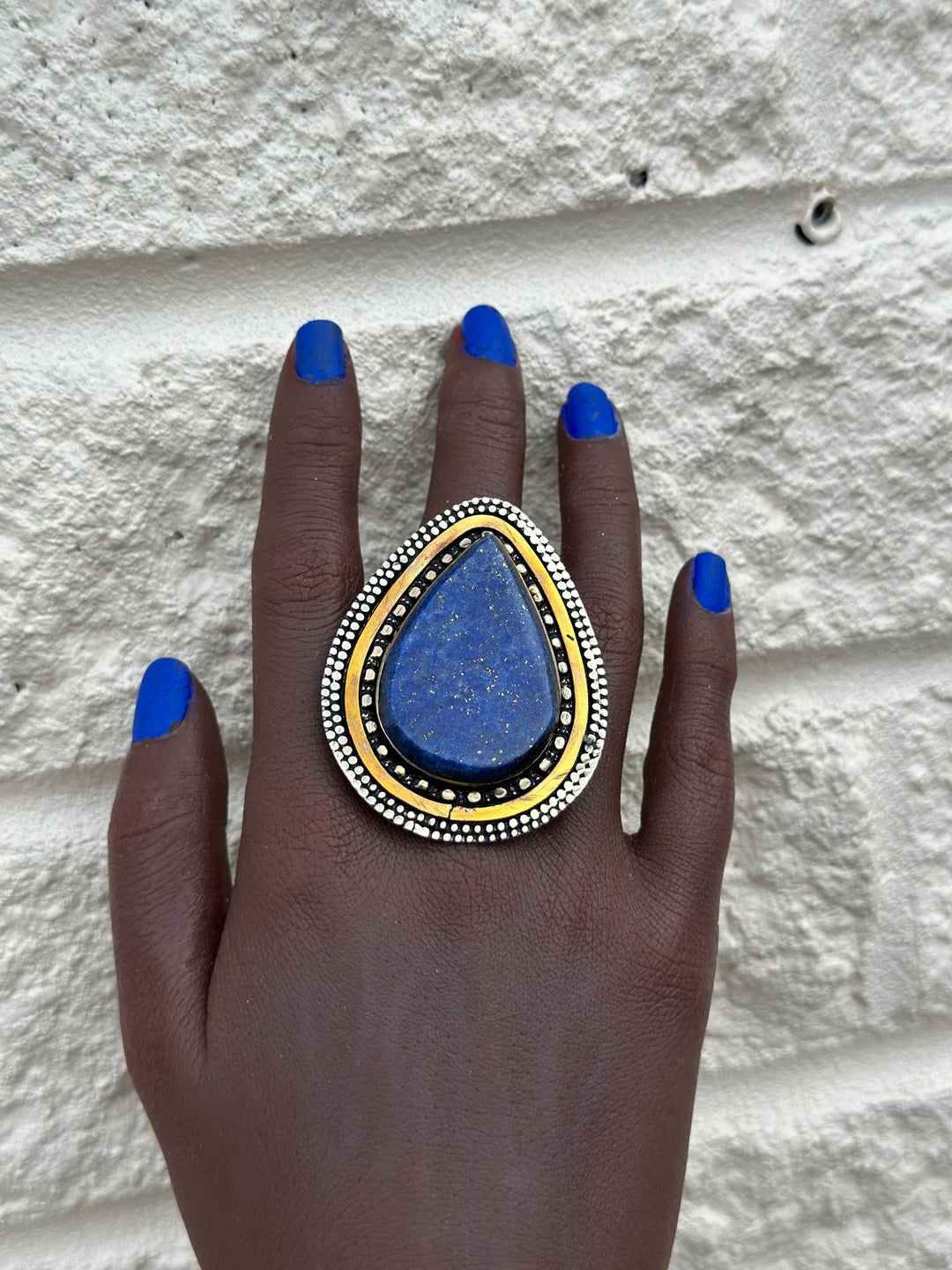 Aduta Vintage Pear - shaped Adjustable Rings - Trufacebygrace