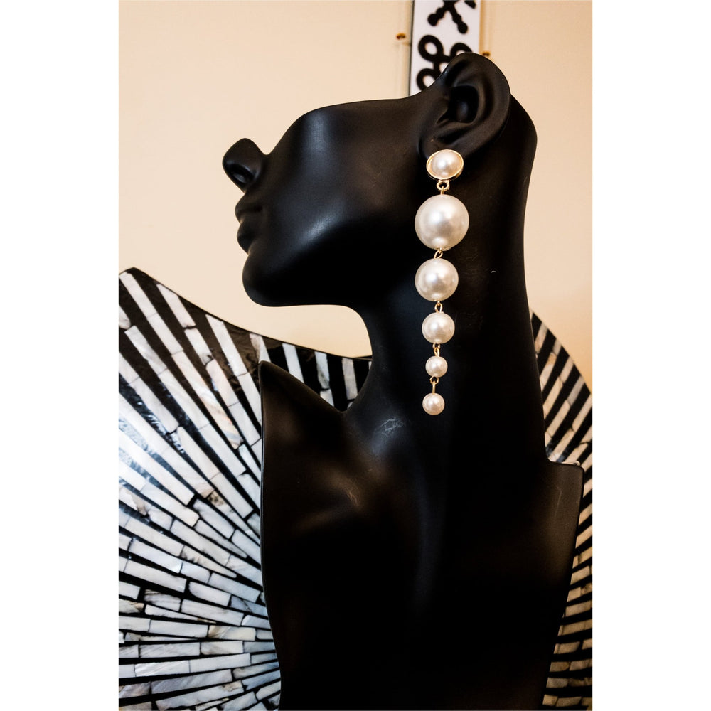 Adwoa Pearl Earrings - Trufacebygrace