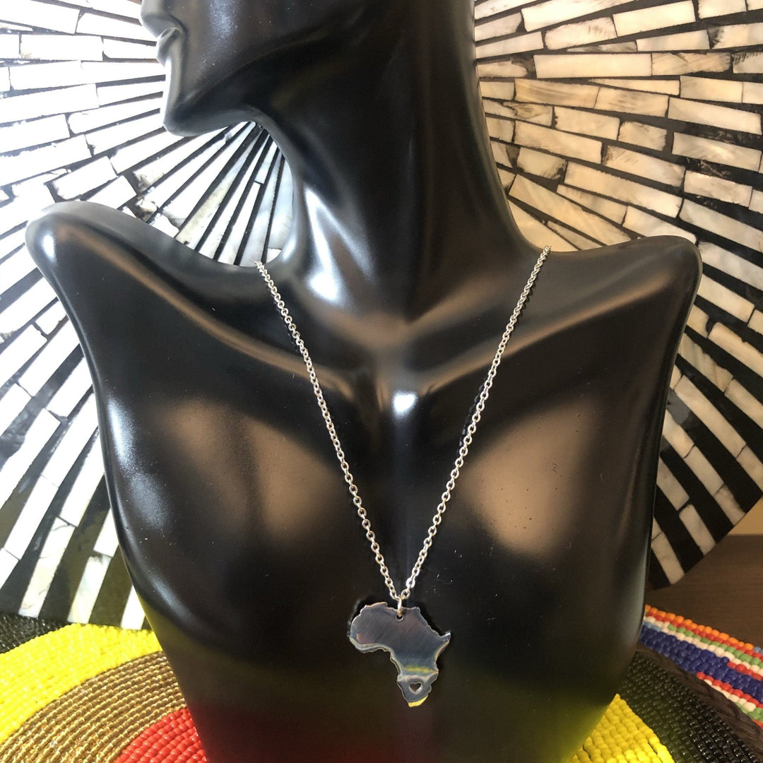 Africa Map & and other Pendant Necklaces - Trufacebygrace