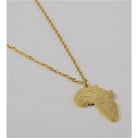 Africa Map & and other Pendant Necklaces - Trufacebygrace