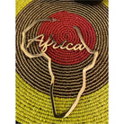 Africa Map Hoop Earrings with Africa pendant - Trufacebygrace