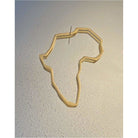 Africa Map outline Stud Earrings - Trufacebygrace