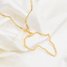 African Map Pendant Necklace - Trufacebygrace