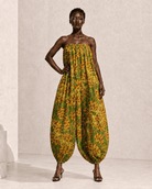 African Print Balloon Jumpsuit - Trufacebygrace