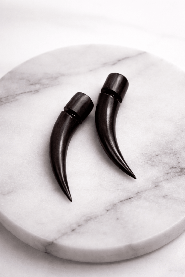 Afrifa Punk Rock Horn faux Ear gauge - Trufacebygrace