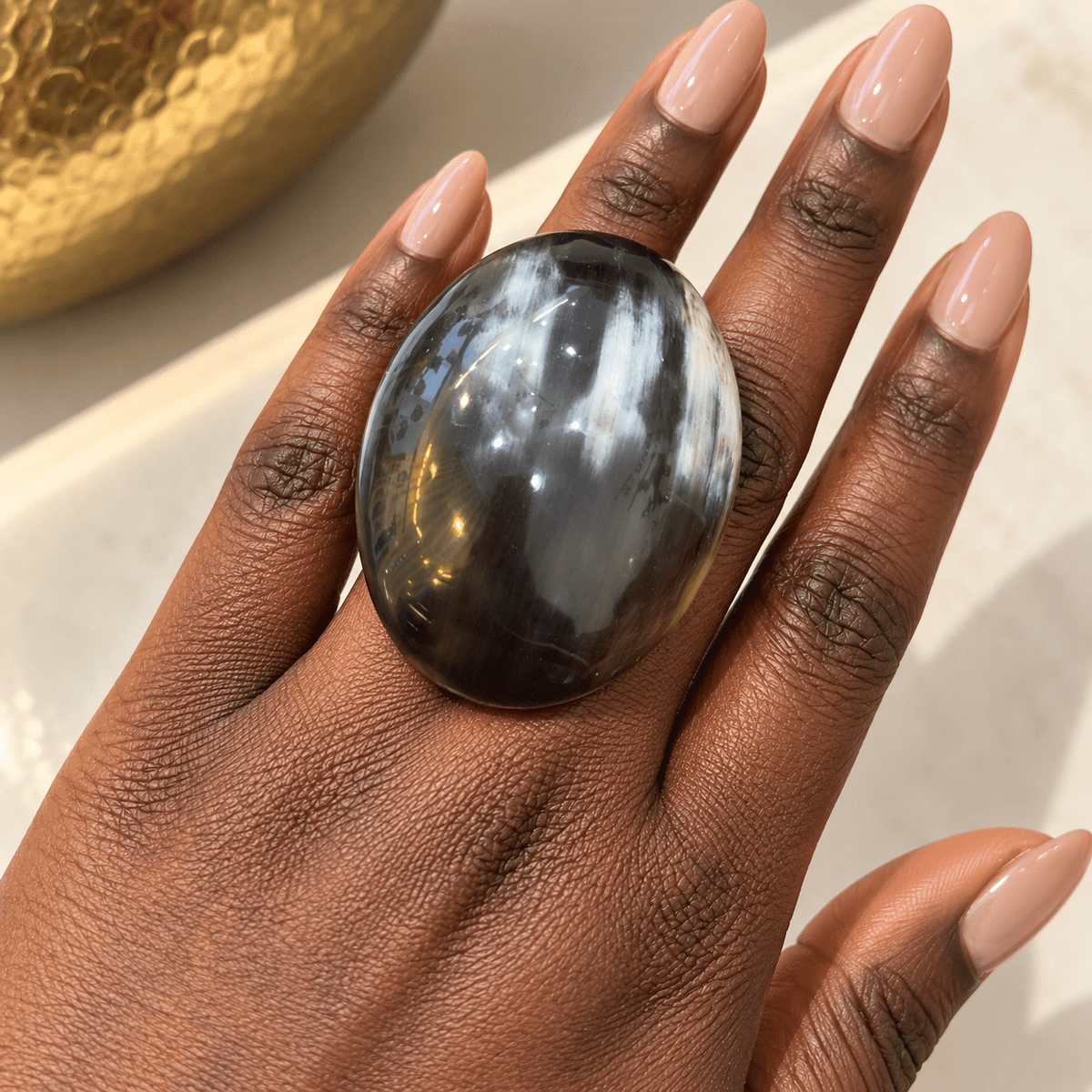 Afro Color Pop Horn Rings - Trufacebygrace