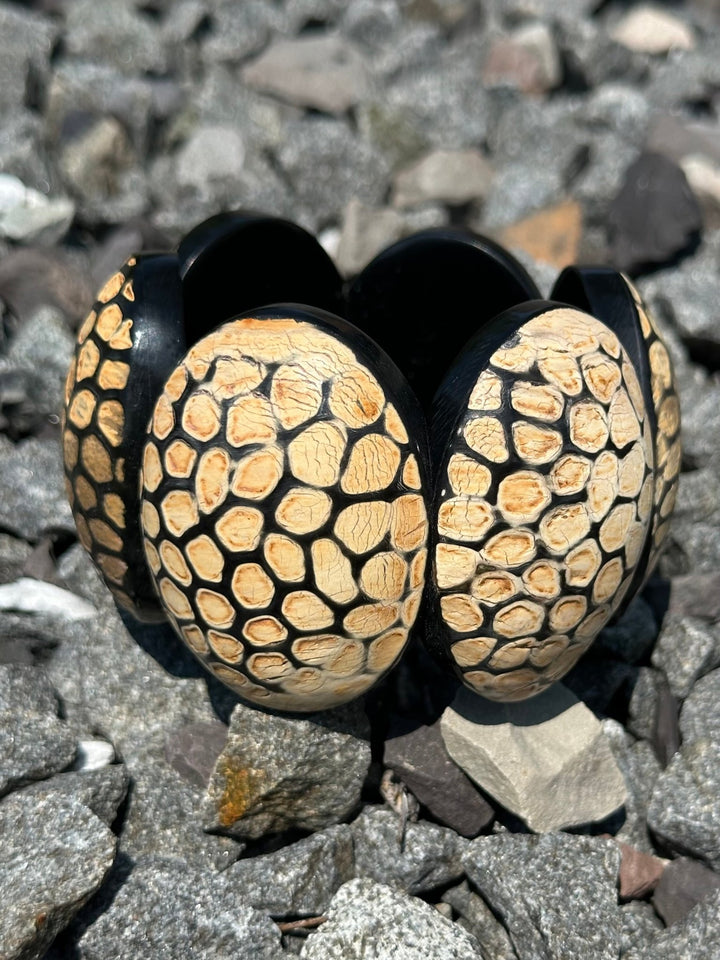 Afro Safari Horn Print Bracelets - Trufacebygrace