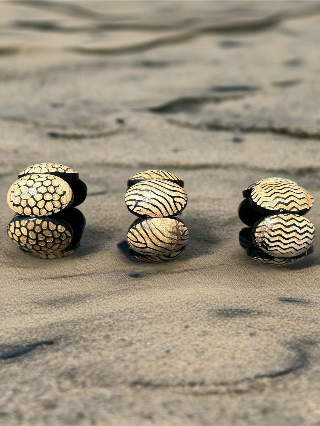 Afro Safari Horn Print Bracelets - Trufacebygrace