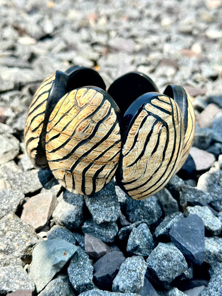 Afro Safari Horn Print Bracelets - Trufacebygrace