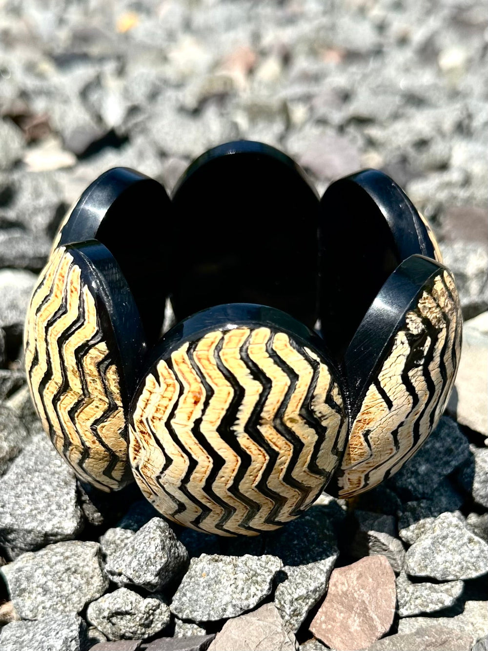 Afro Safari Horn Print Bracelets - Trufacebygrace