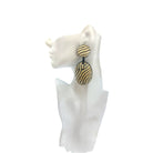 Afro Safari Horn Print Earrings - Trufacebygrace